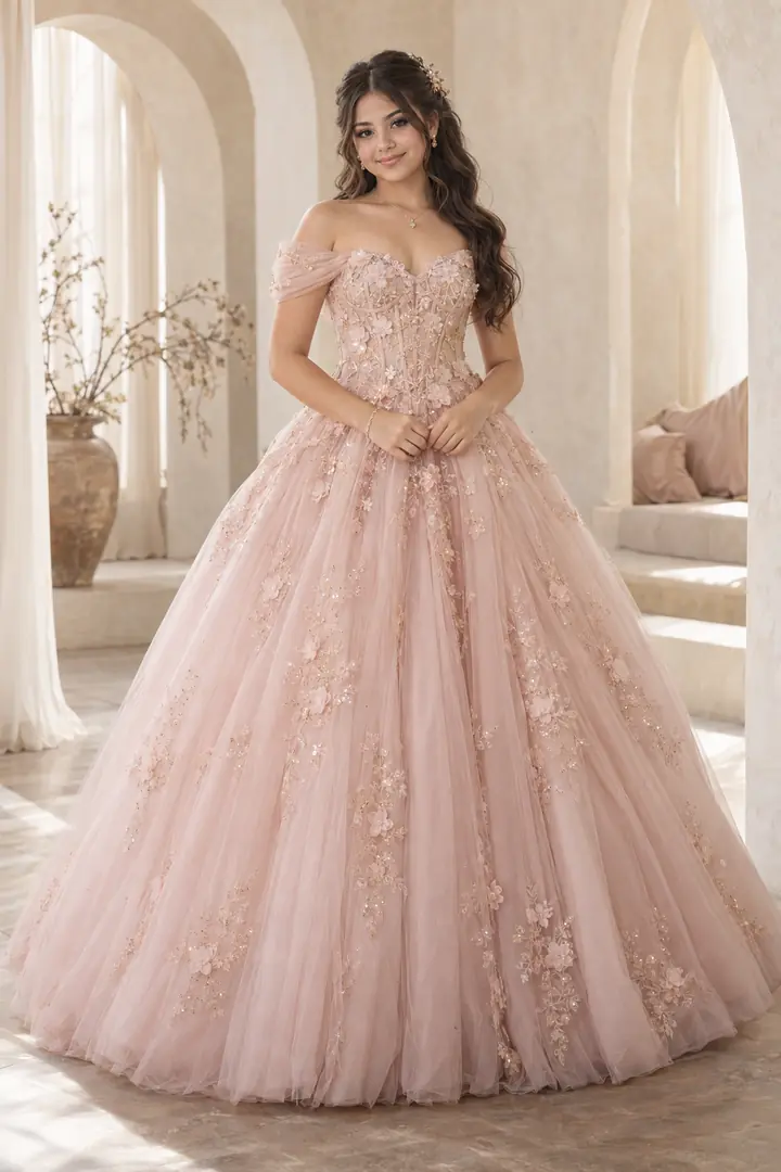 Fotografía de la quinceañera